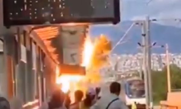 İZBAN'da korku dolu anlar